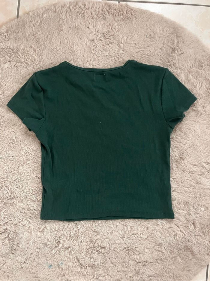 Top vert foncé Pull & Bear - photo numéro 2