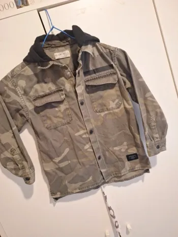 Veste jeans militaire Zara