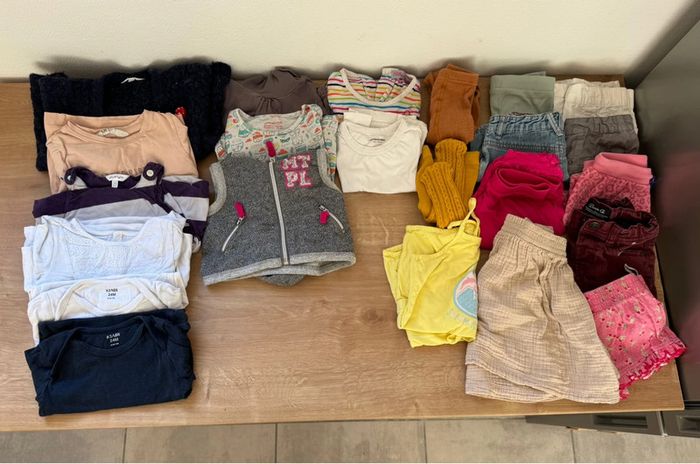 Lot filles taille 2 ans