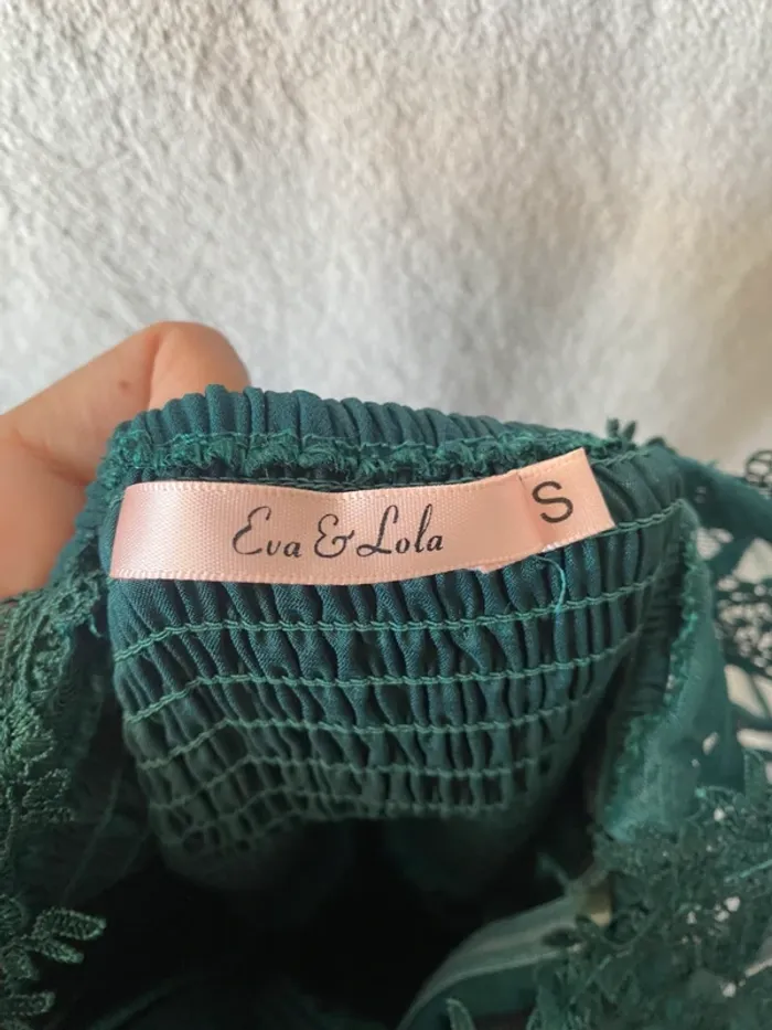 Robe de cérémonie vert sapin - photo numéro 10