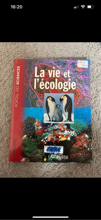 Livre la vie et l’écologie