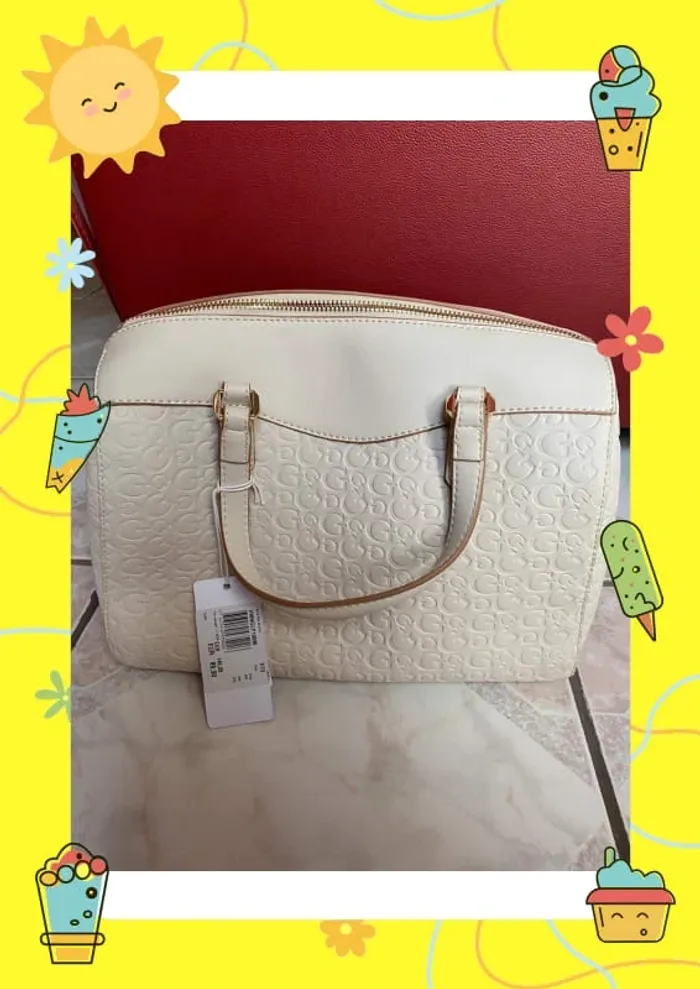 Sac à main Guess crème neuf - photo numéro 2
