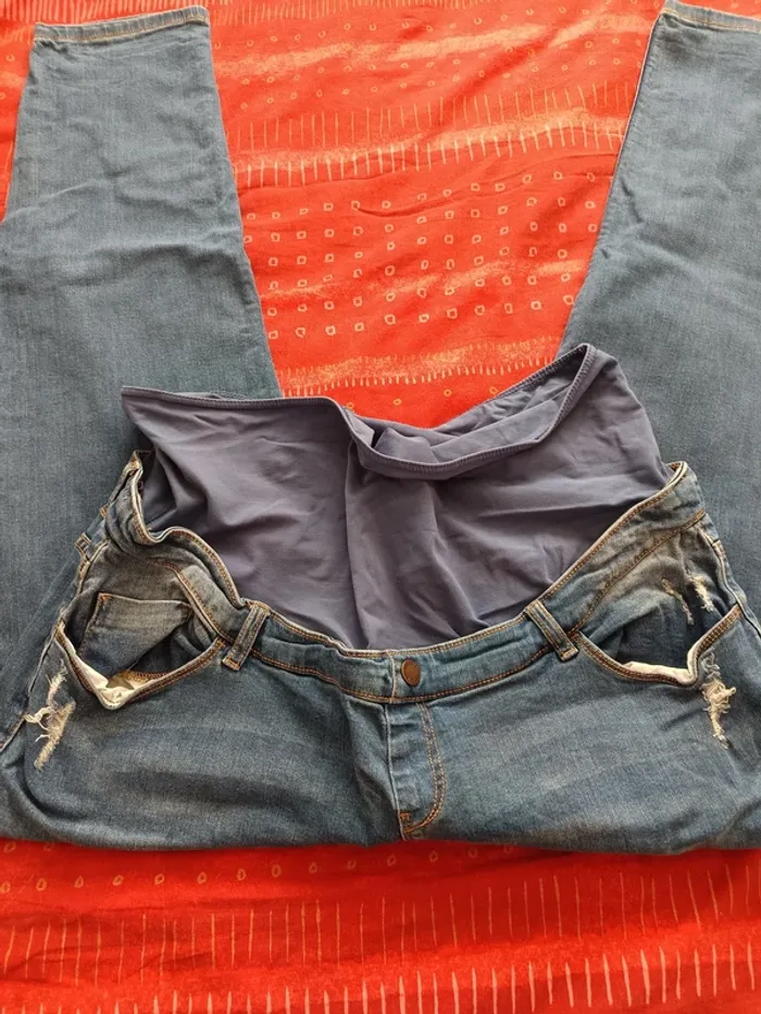 Jeans mom grossesse t46 Kiabi tbe - photo numéro 5