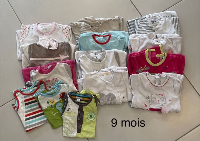 Pyjamas taille 9 mois
