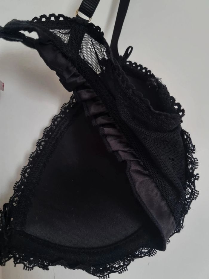 Soutien gorge noir dentelle 85B soleil sucré - photo numéro 4