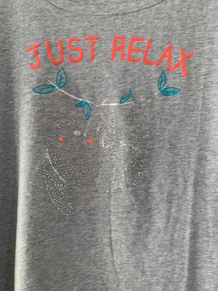 Chemise de nuit Tex L en coton - photo numéro 2