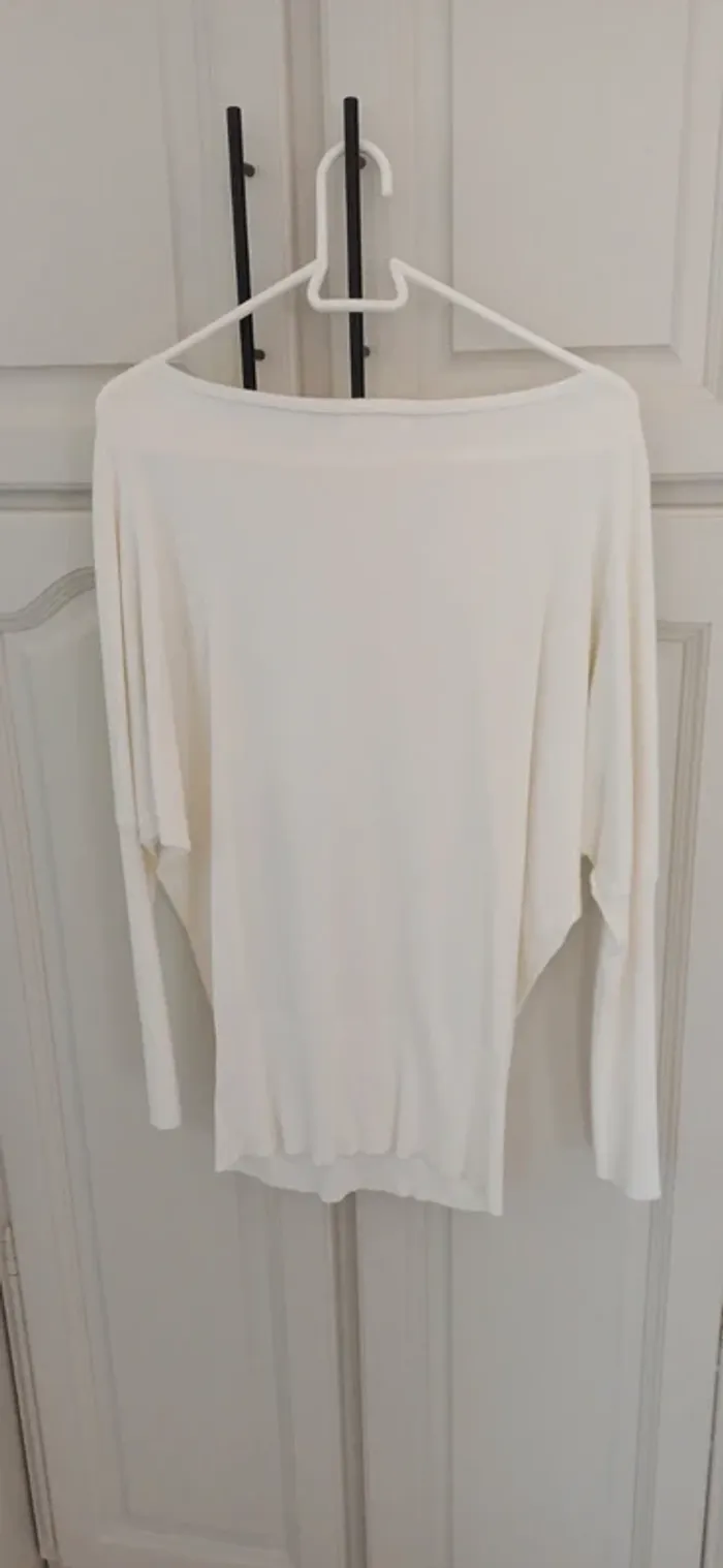 Pull crème - photo numéro 2