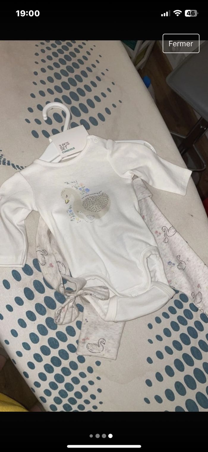 Vêtement naissance fille