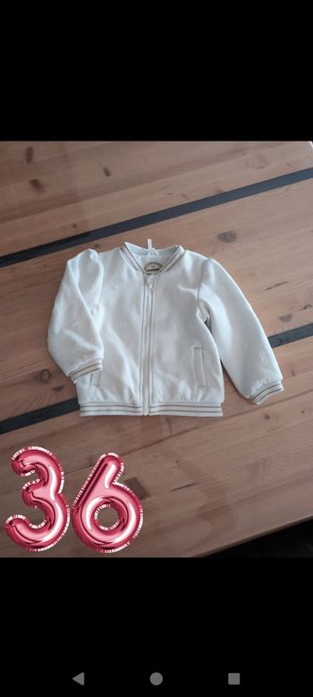 Bomber chaud fille 36 mois