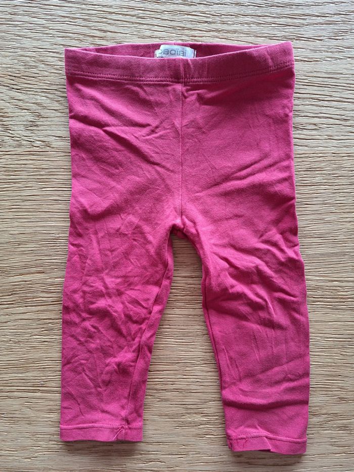 Legging pantalon Obaibi rose fuschia - bébé fille 9 mois