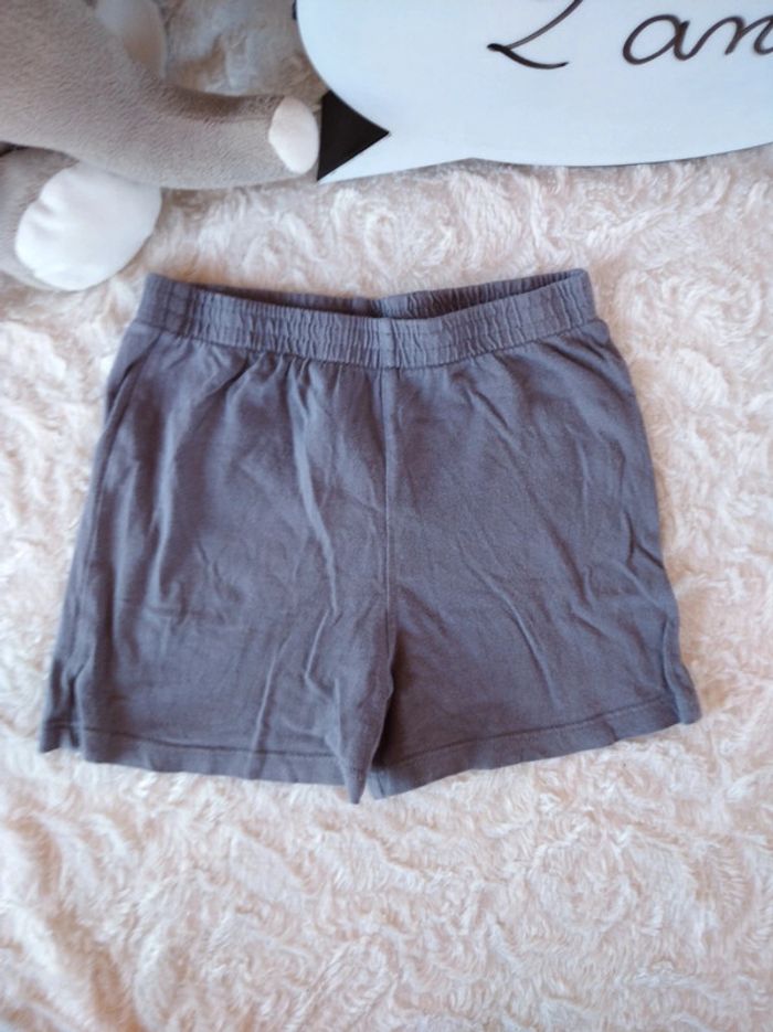 Short Garçon 24 mois 100% coton Domyos - photo numéro 2