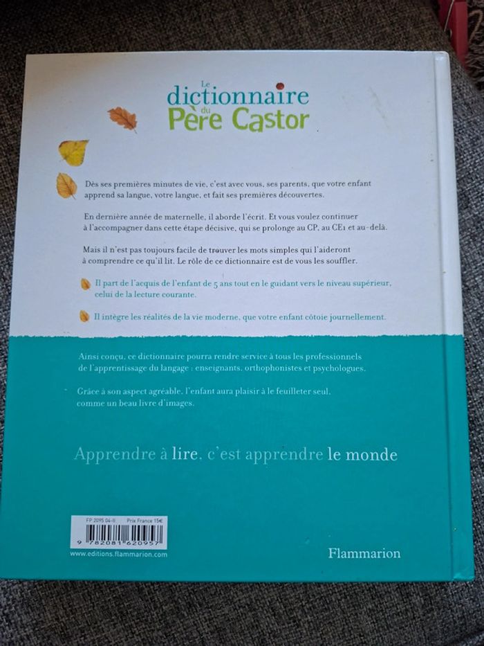 Dictionnaire pour enfant le dictionnaire du père castor - photo numéro 2