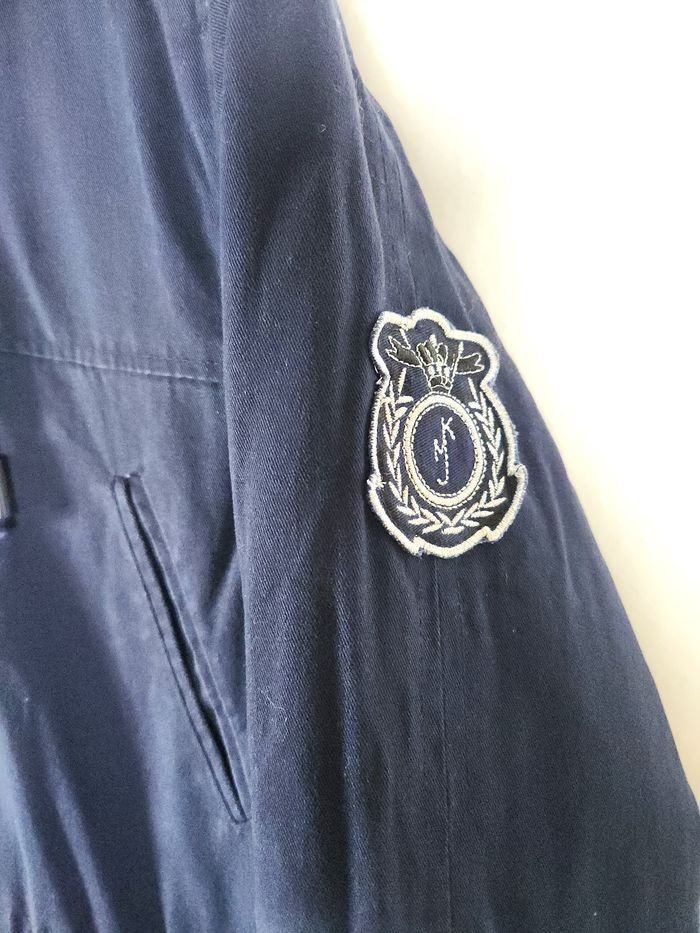 Manteau Parka fourrure bleu marine Karl Marc John Taille M - photo numéro 2