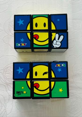 Lot 2 rubik’s cube smiley