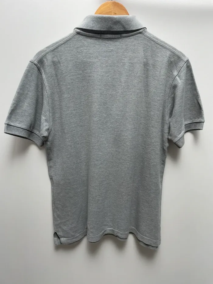 Giorgio Armani Le Collezioni vintage polo grey Mens S - photo numéro 5