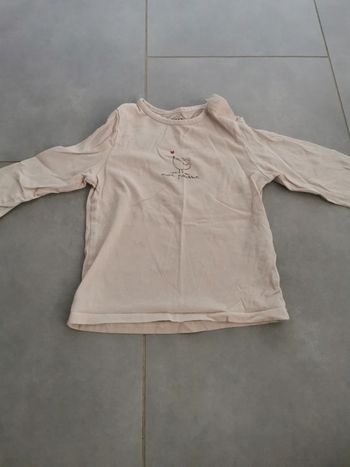 Tee-shirt manche longue kiabi 24 mois