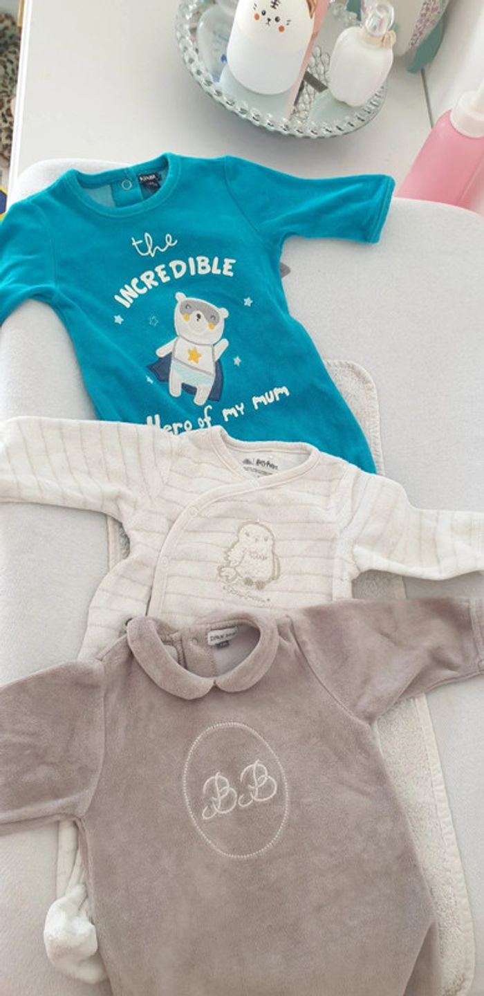 Lot 3 grenouilleres bebe 1 mois - photo numéro 5