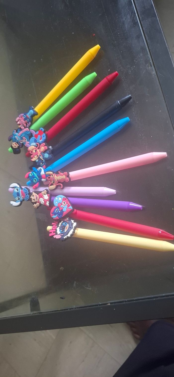 Lots stylos stitch - photo numéro 5