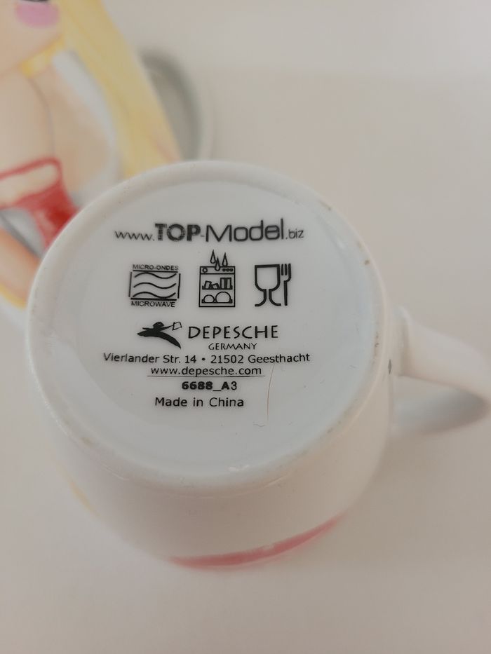 Lot 2 mugs Top Model - photo numéro 2