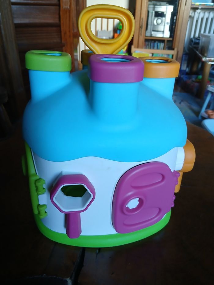 Cotoon maison des formes bleu smoby - photo numéro 6