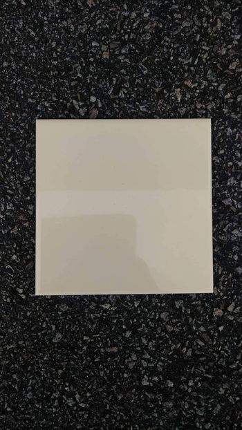 Lot carrelage mural faience crème 12,5 cm ( 125 carreaux)