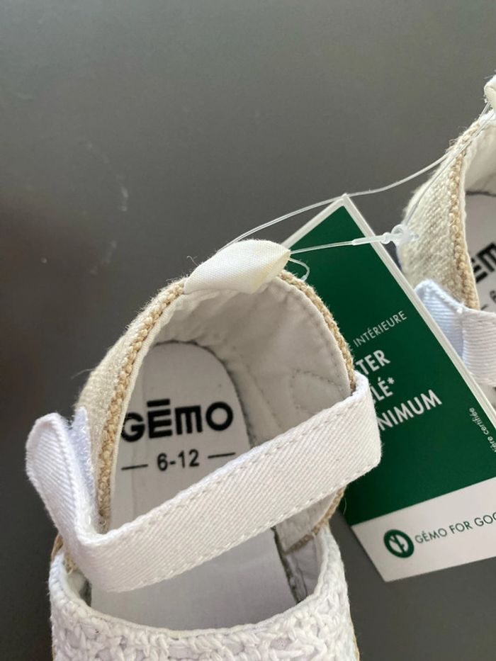 Lot de 2 paires d’espadrilles bébés filles 6-12 mois - photo numéro 2