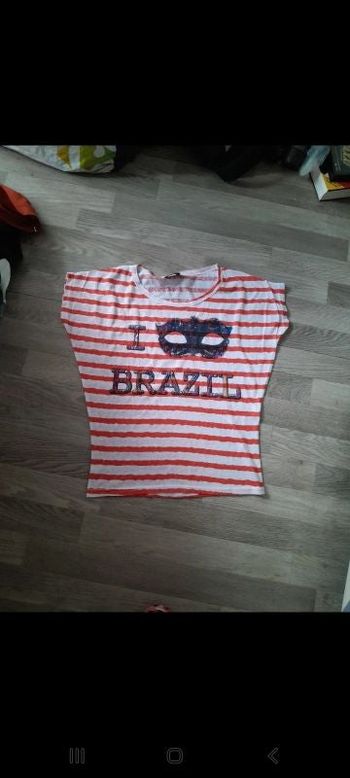 Tee shirt i love brazil taille 1