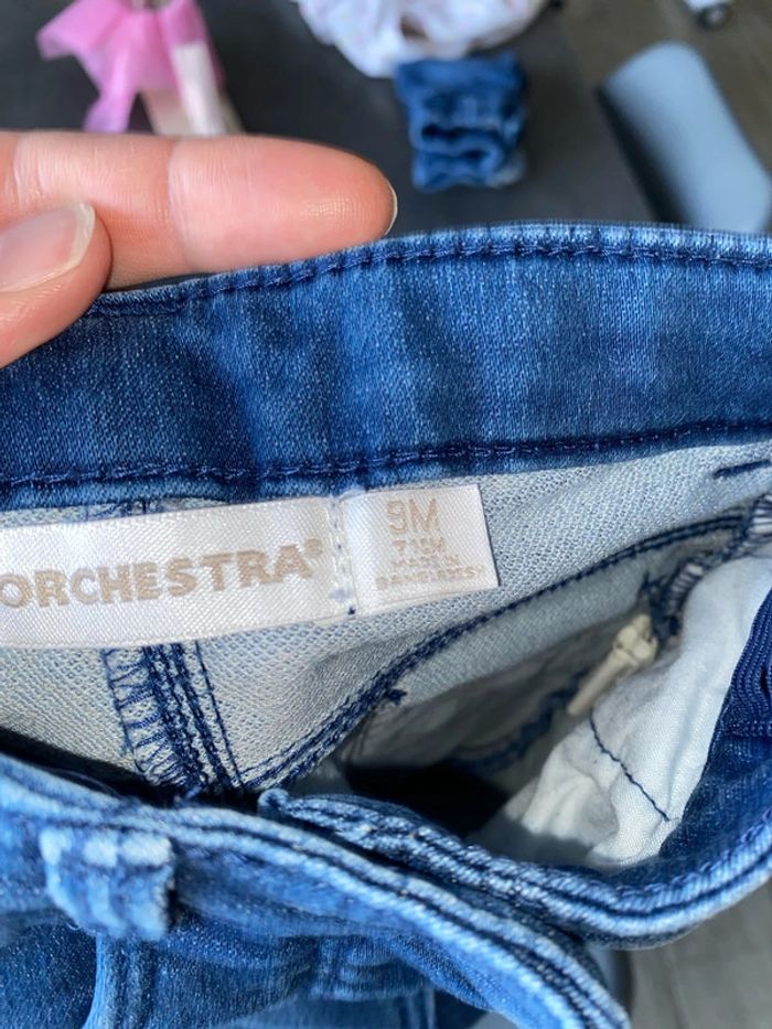 Lot de 2 jeans orchestra 9 mois - photo numéro 3