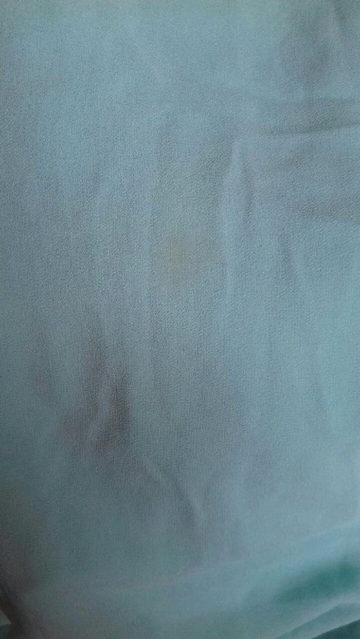 Robe vert d'eau voile longueur genou taille 42 - photo numéro 2