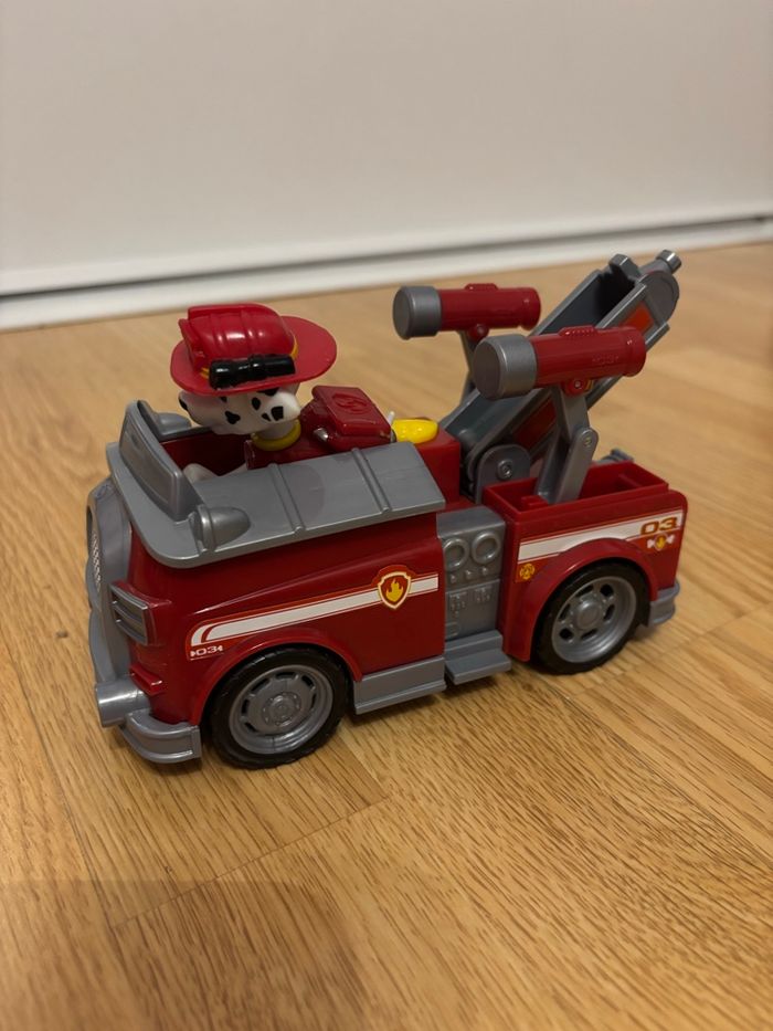 Pat patrouille marcus et son camion de pompier