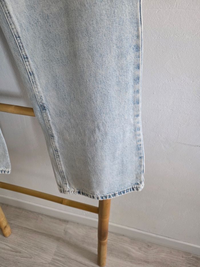 Jeans jambes larges type wide taille haute - photo numéro 3