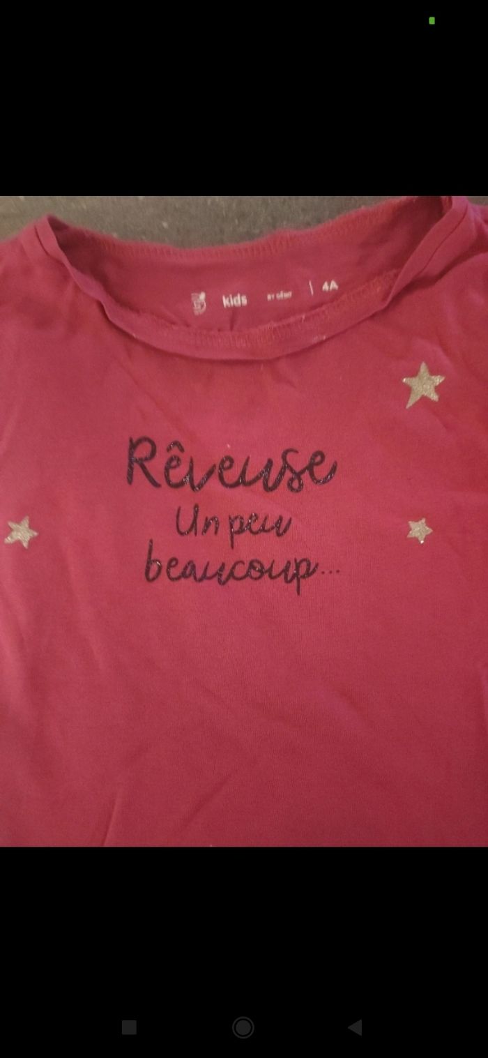 Tee shirt manches longues 4 ans - photo numéro 2