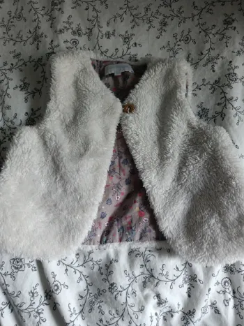 Gilet sans manches tout doux Cadet Rousselle 18 mois