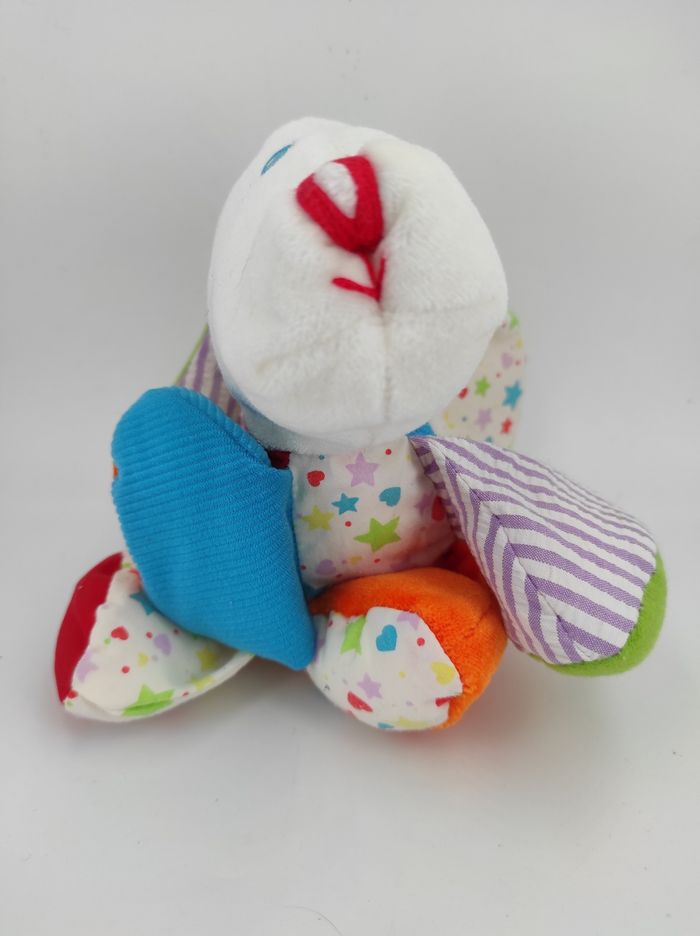 Peluche doudou chien multicolore Playskool Vintage - photo numéro 3