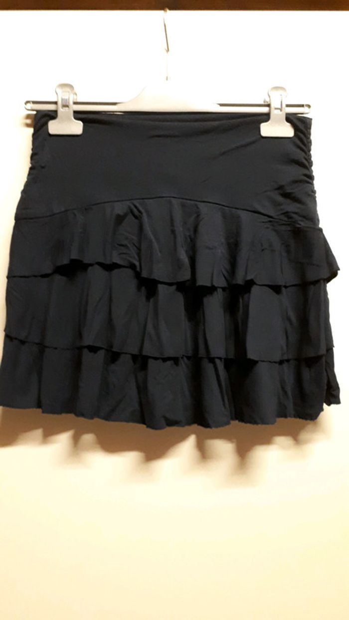 Jupe froufrous 3 volants - photo numéro 3