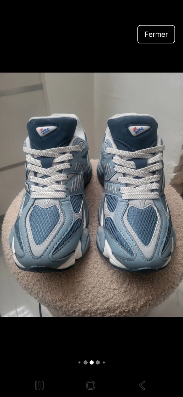 Basket running New balance abzorb 9060 bleu et gris - photo numéro 4