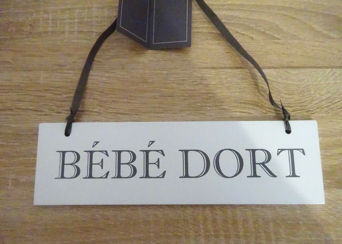 Plaque porte pour chambre bébé - photo numéro 2