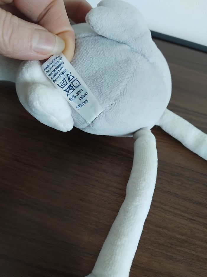 Peluche doudou cigogne - photo numéro 5