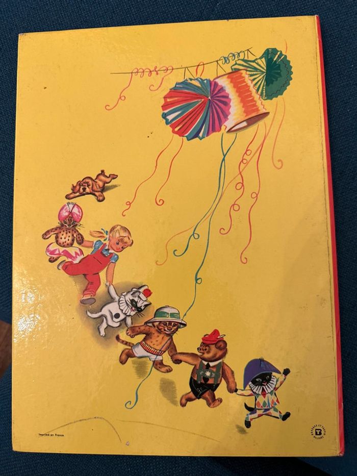 1965 Livre rare ancien Une fête chez Caroline Pierre Probst bd grands albums Hachette - photo numéro 2