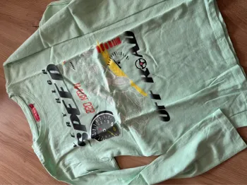T-shirt longues manches voiture 10ans