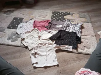 Lot tee shirt shirt fille