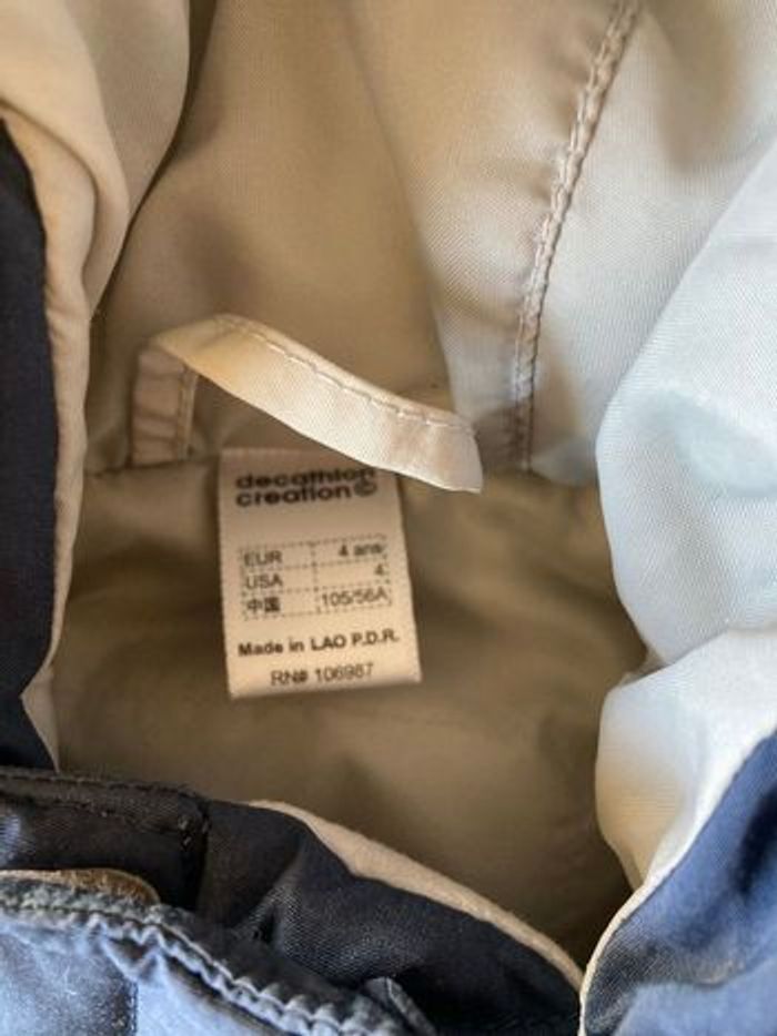 Blouson décathlon 4 ans bleu - photo numéro 2