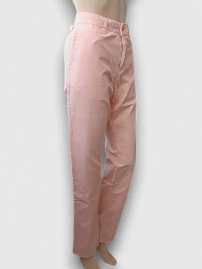 Pants Scotch & Soda coupe droite ,taille haute , lin et coton - photo numéro 5