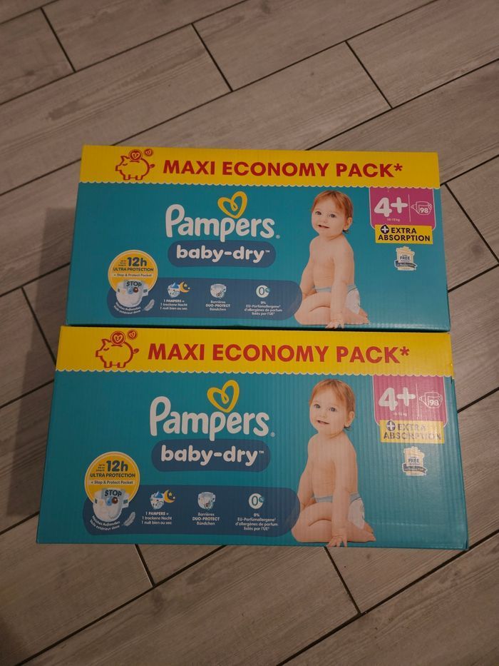 Pampers baby dry taille 4+