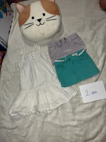 Lot short robe