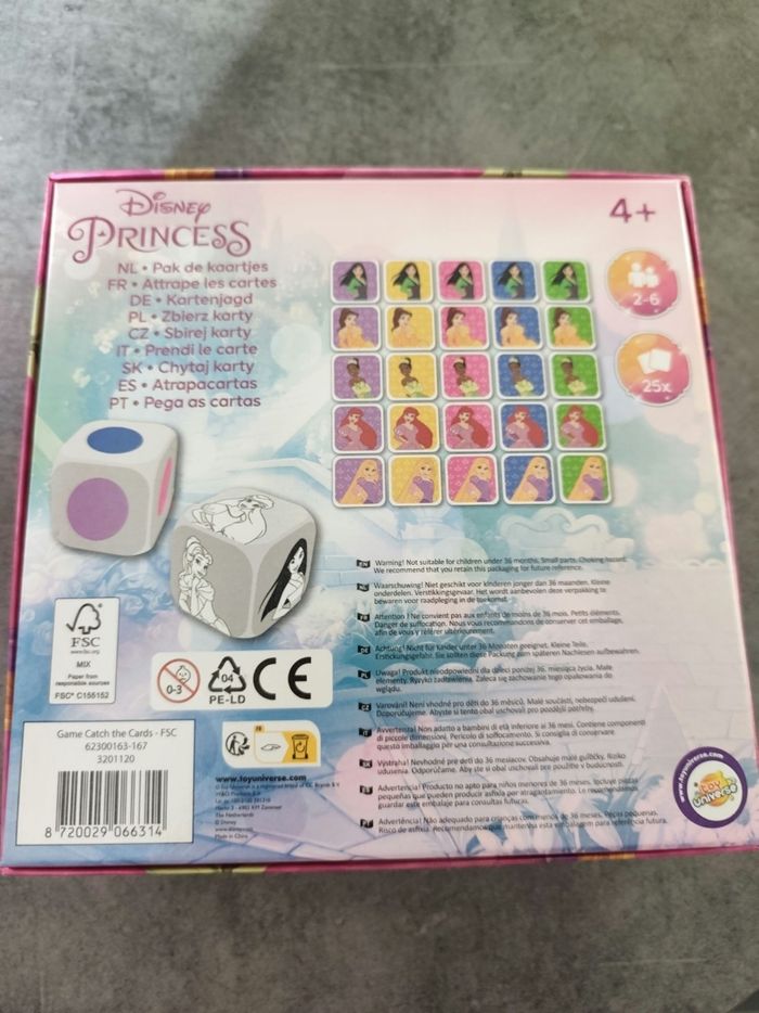 Jeu attrape carte Disney Princess - photo numéro 2