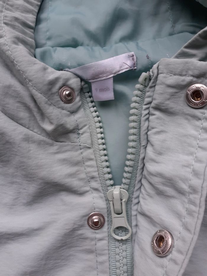 Veste imperméable 9 mois - Mes petits cailloux TBE - photo numéro 2