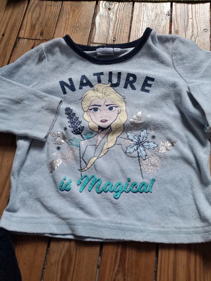 Pyjama reine des neiges taille 3 ans - photo numéro 2