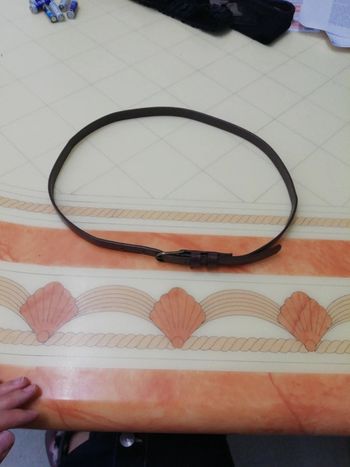 Ceinture fine marron