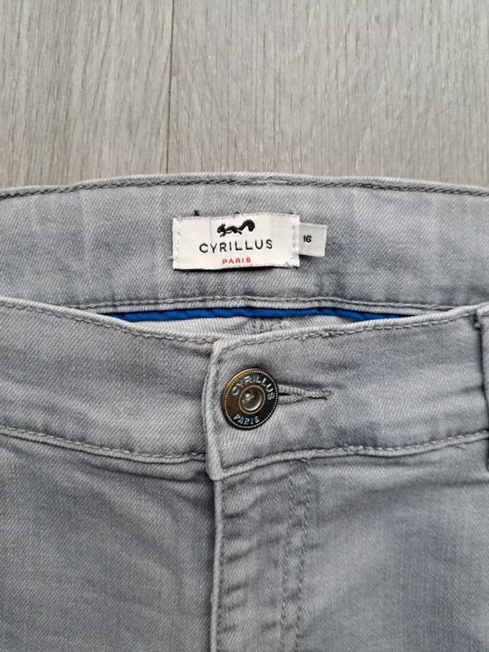 Jeans gris Cyrillus - photo numéro 3